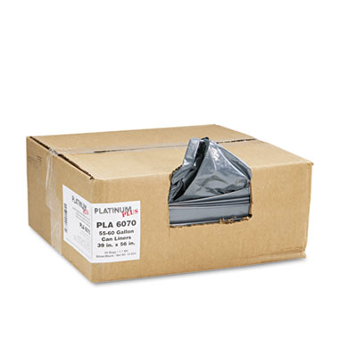 Platinum Plus Can Liner, Super Hexene Resin 55-60 gal,