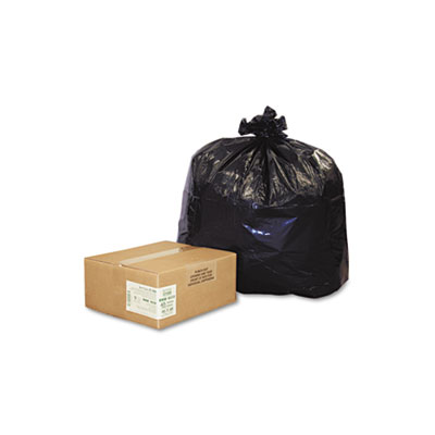 Earthsense Commercial
Recycled Can Liners, 40-45
Gal., 2.0 mil, 40 x 46,
Black, 100/Carton