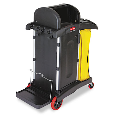 Rubbermaid Commercial
High-Security Healthcare
Cleaning Cart, 22w x 48-1/4d
x 53-1/2h, Black