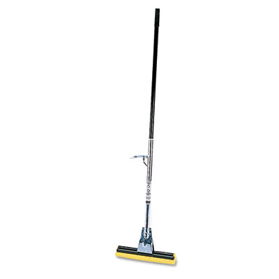 Rubbermaid Commercial Steel
Roller Sponge Mop, Bronze
Handle w/12&quot; Wide Yellow
Sponge