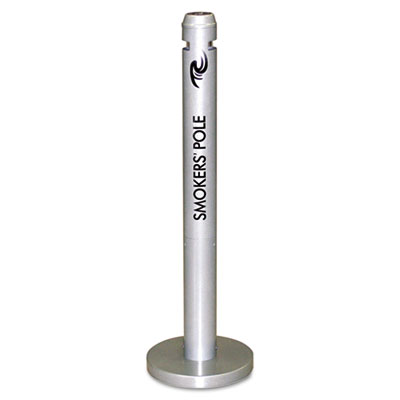 Rubbermaid Commercial Smoker?s Pole, Round, Steel,