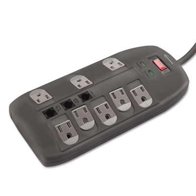 Innovera Surge Protector, 8 Outlets, 6ft Cord, Tel/DSL,
