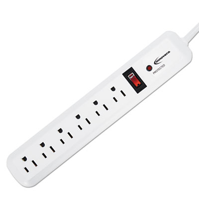 Innovera Surge Protector, 6
Outlets, 4ft Cord, 1080 Joules