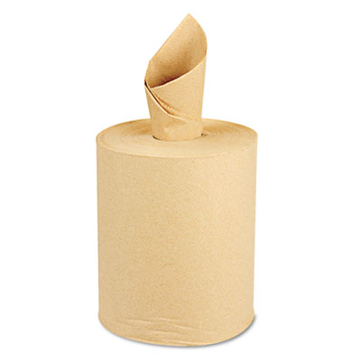 Boardwalk Hardwound Paper Towels, 1-Ply Kraft, 2&quot; Core,