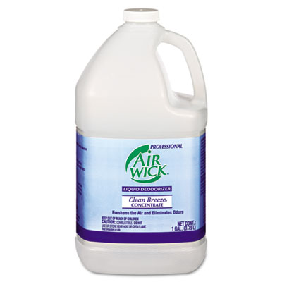 Air Wick Professional Liquid
Deodorizer, Clean Breeze
Scent, Concentrate, 1 gal