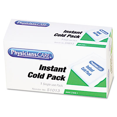 PhysiciansCare First Aid Disposable Instant Cold Pack