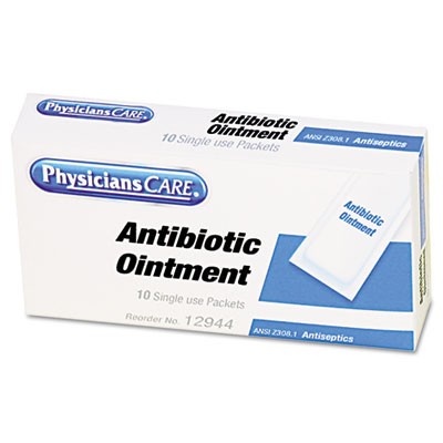 PhysiciansCare First Aid Antibiotic Ointment, Box of 10