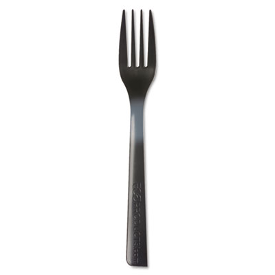 Eco-Products 100% Recycled Content Cutlery, Fork, 6&quot;,
