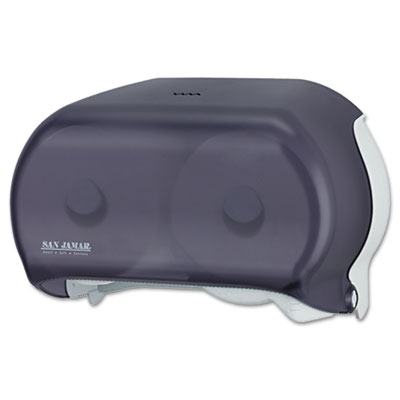 San Jamar VersaTwin Standard
Tissue Dispenser, 2 Roll,
12-1/4 x 5-3/4 x 8-1/4, Black
Pearl