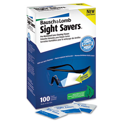 Bausch &amp; Lomb Sight Savers Premoistened Lens Cleaning