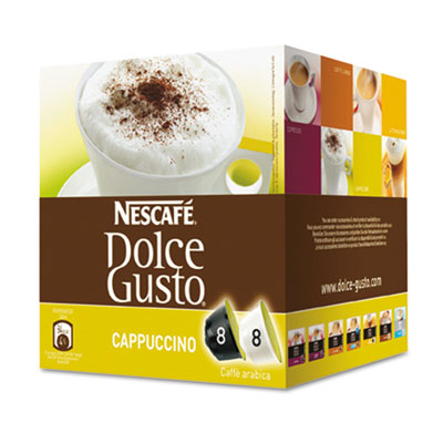 Dolce Gusto Coffee Capsules,
Cappuccino, 2.13 oz., 16 per
Box