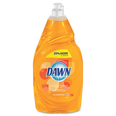 Dawn Dishwashing Liquid,
Antibacterial, Orange, 38 oz
Bottle