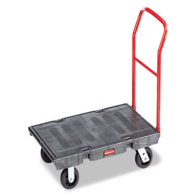 Rubbermaid Commercial
Heavy-Duty Platform Truck
Cartlb Capacity, 24&quot; x 48&quot;
Platform, Black