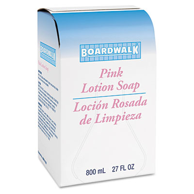 Boardwalk Mild Cleansing Pink Lotion Soap, Pleasant Scent,