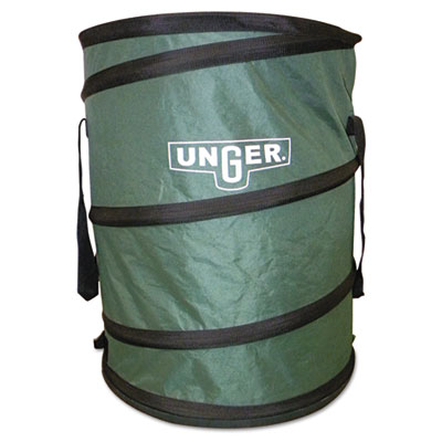 Unger Nifty Nabber Bagger
Portable Waste Receptacle,
Round, Cloth, 55 gal, Green