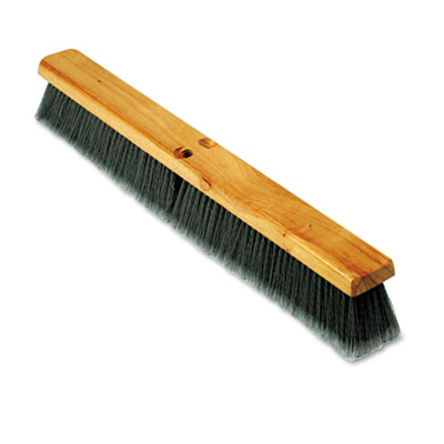 Boardwalk Floor Brush Head, 3&quot; Gray Flagged