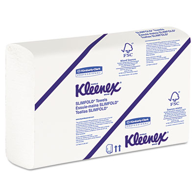 KIMBERLY-CLARK PROFESSIONAL*
KLEENEX SLIMFOLD Hand Towels,
White