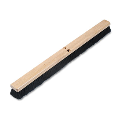 Boardwalk Floor Brush Head, 2 1/2&quot; Black Tampico Fiber, 36&quot;