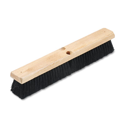 Boardwalk Floor Brush Head, 2 1/2&quot; Black Tampico Fiber, 18&quot;