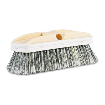 Boardwalk Polystyrene Vehicle Brush w/Vinyl Bumper, 2 1/2&quot;