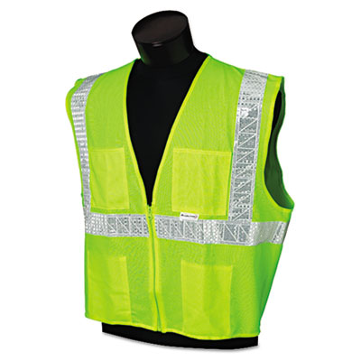 KIMBERLY-CLARK PROFESSIONAL*
ANSI Class 2 Deluxe Style
Vests, Mesh, Lime/Silver,
DLX, Medium/Large