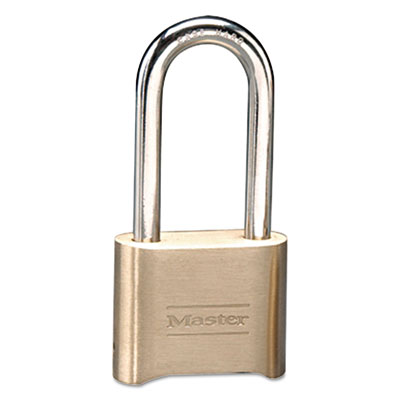 Master Lock Resettable
Combination Padlock, Brass, 2
in, Brass Color
