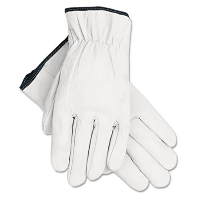 Memphis Grain Goatskin Driver
Gloves, White, Large