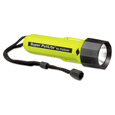Pelican PeliLite 1800 Flashlight, On/Off, 2C, Yellow