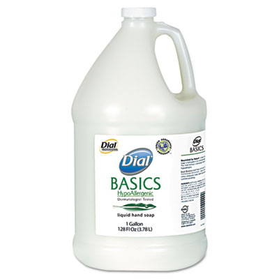 Dial Basics Hypoallergenic Liquid Soap, White Pearl,