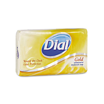 Dial Antibacterial Deodorant
Bar Soap, Individually
Wrapped, Gold, 4 oz.