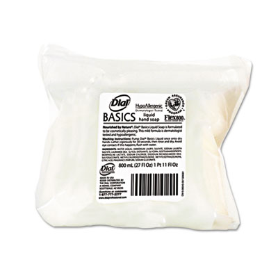 Dial Basics Hypoallergenic Liquid Soap, White Pearl,