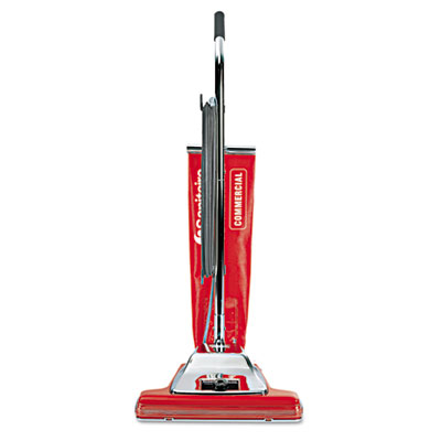 Electrolux Sanitaire Quick
Kleen Wide Track Vacuum with
Vibra-Groomer, 16 in, 18.5
lbs, Red