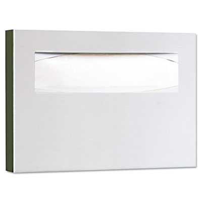 Bobrick Toilet Seat Cover
Dispenser, 15-3/4 x 2 x 11,
Satin Stainless Steel