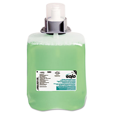 GOJO Green Certified Luxury
Foam Hand Hair &amp; Body Wash,
Cucumber Melon, 2000ml Refill