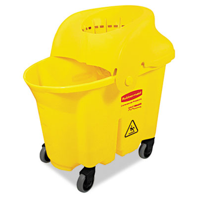 Rubbermaid Commercial
WaveBrake Institutional
Bucket/Strainer Combo, 8.75
gal, Yellow