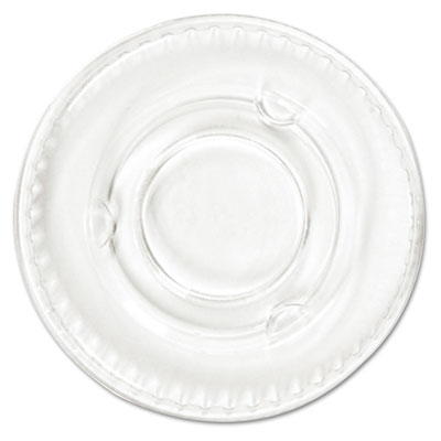 Boardwalk Portion Cup Lids, Fits .5-1oz Cups, Clear
