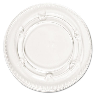 Boardwalk Portion Cup Lids, Fits 1.5-2.5oz Cups, Clear