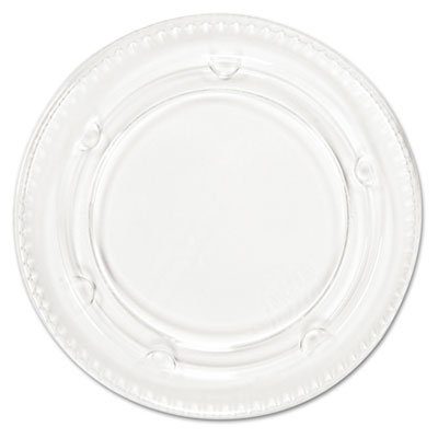 Boardwalk Portion Cup Lids, Fits 3.25-4oz Cups, Clear