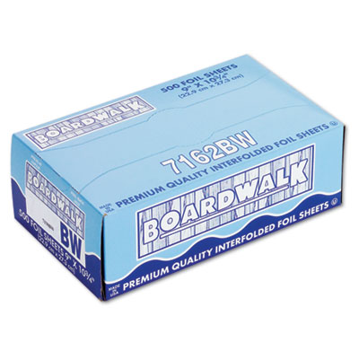 Boardwalk Pop-Up Aluminum
Foil Wrap Sheets, 9 x 10 3/4,
Silver