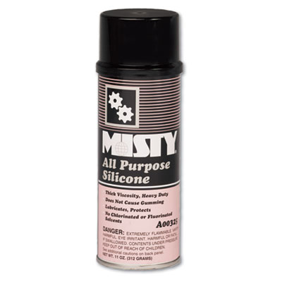 Misty All-Purpose Silicone Spray Lubricant, Aerosol Can,