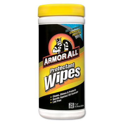 Armor All Auto Protectant Wipes, 25/Canister