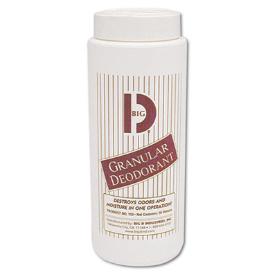Big D Industries Granular Deodorant, Lemon, 16oz,