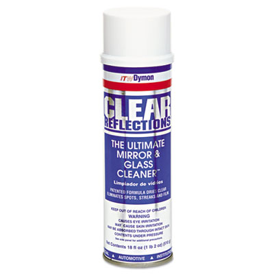 Dymon Clear Reflections Mirror &amp; Glass Cleaner, 20oz,