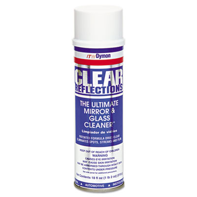 Dymon Clear Reflections
Mirror &amp; Glass Cleaner, 20oz,
Aerosol