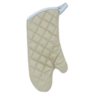 Parvin Manufacturing
Flameguard Oven Mitt, 15&quot;,
One Size Fits All,
Terrycloth, Tan