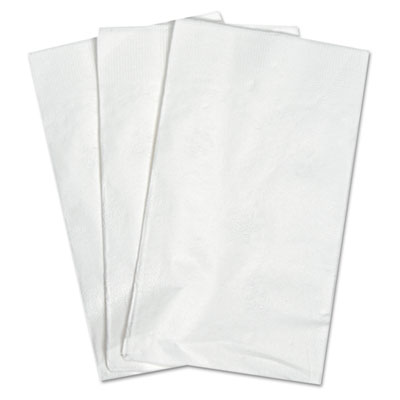 GEN Dinner Napkins, 2-Ply, 14.25&quot;W x 16.25&quot;D, White