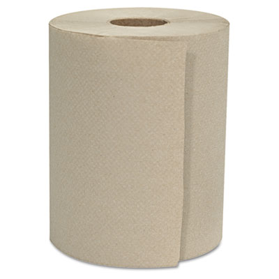 GEN Hardwound Roll Towels, 1-Ply, Natural, 8&quot; x 500ft