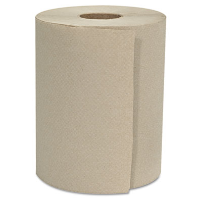 GEN Hardwound Roll Towels,
1-Ply, Natural, 8&quot; x 500ft