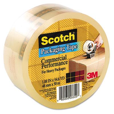 Scotch 3750 Commercial Grade
Packaging Tape, 2&quot; x 60yds