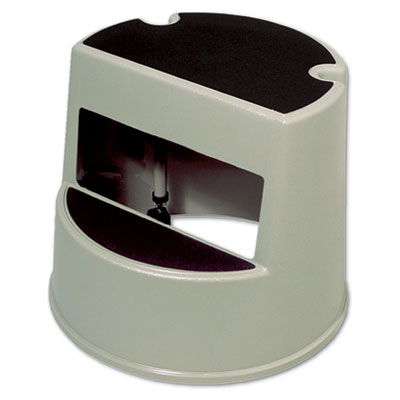 Rubbermaid Commercial Rolling Step Stool, Curved Design,